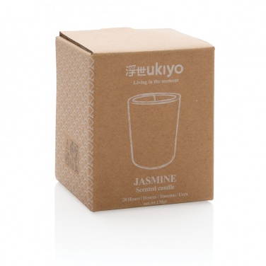Logotrade promotional giveaway image of: Ukiyo small scented candle in glass