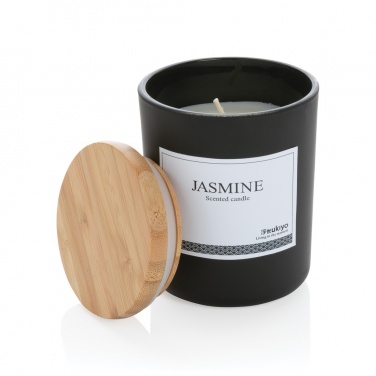 Logotrade promotional giveaway picture of: Ukiyo deluxe scented candle with bamboo lid