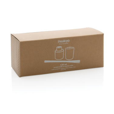 Logotrade corporate gift image of: Ukiyo candle and fragrance sticks gift set