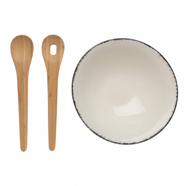 Logo trade promotional giveaway photo of: Ukiyo salad bowl with bamboo salad server