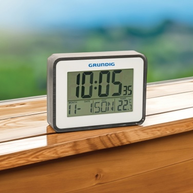 Logo trade promotional gifts picture of: Grundig weatherstation alarm and calendar