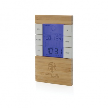 Logotrade advertising product image of: Utah RCS rplastic and bamboo weather station
