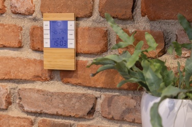 Logo trade promotional item photo of: Utah RCS rplastic and bamboo weather station