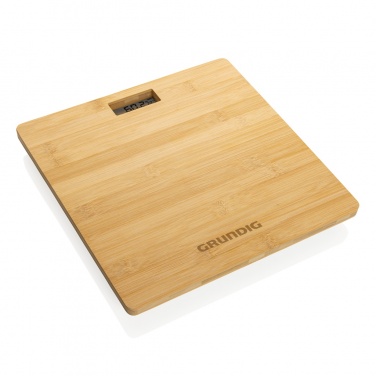 Logotrade corporate gift picture of: Grundig Bamboo Digital Body Scale