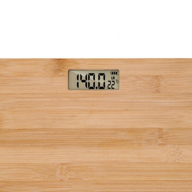 Logo trade promotional item photo of: Grundig Bamboo Digital Body Scale