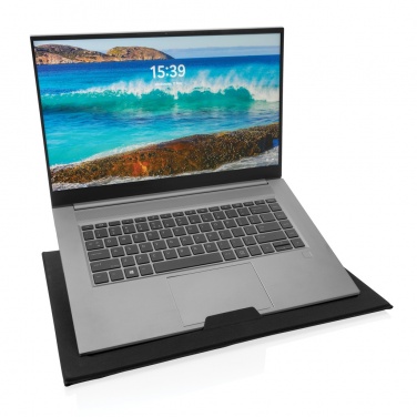 Logo trade promotional gifts picture of: Impact AWARE RPET Foldable desk organizer with laptop stand