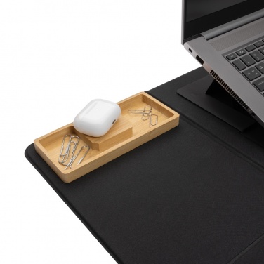 Logo trade promotional gifts picture of: Impact AWARE RPET Foldable desk organizer with laptop stand