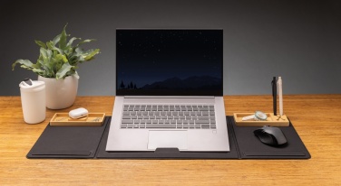 Logotrade promotional gift image of: Impact AWARE RPET Foldable desk organizer with laptop stand