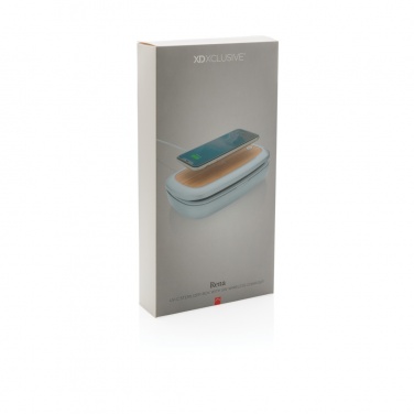 Logotrade promotional product picture of: Rena UV-C steriliser box with 5W wireless charger