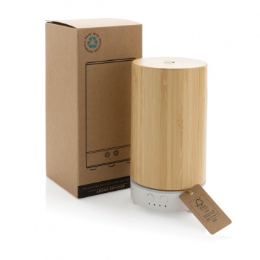 Logotrade promotional product picture of: RCS recycled plastic and bamboo aroma diffuser