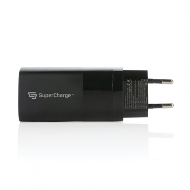 Logotrade promotional merchandise photo of: Philips 65W ultra fast PD 3-port USB wall charger