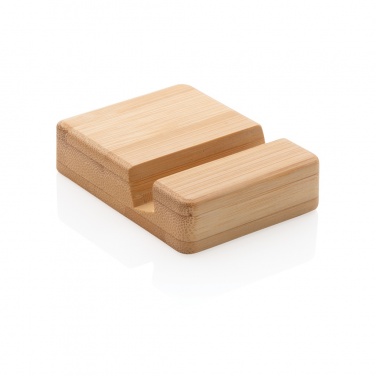 Logo trade business gifts image of: Bamboo phone stand XD