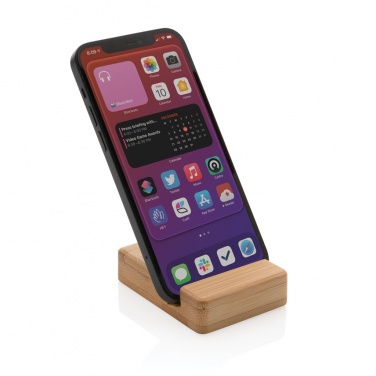 Logotrade promotional merchandise image of: Bamboo phone stand XD
