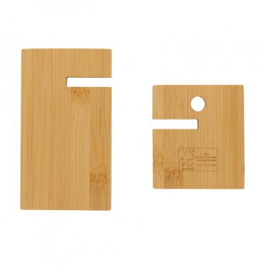 Logotrade promotional giveaways photo of: Bamboo phone stand in kraft box