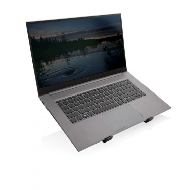 Logo trade corporate gifts picture of: Terra RCS recycled aluminium universal laptop/tablet stand