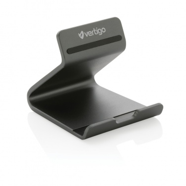 Logo trade promotional products image of: Terra RCS recycled aluminium tablet & phone stand