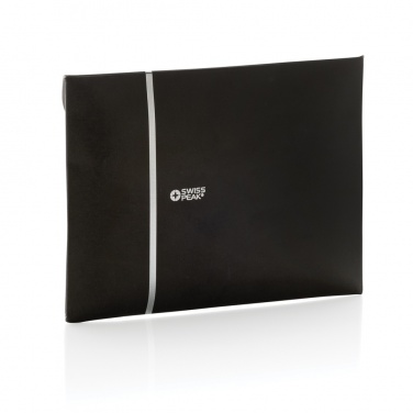 Logo trade corporate gifts image of: Magstand RCS recycled PU magnetic phone wallet with stand