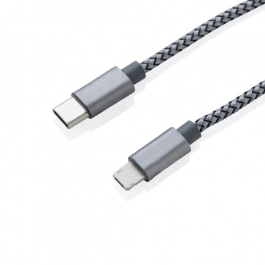 Logo trade promotional giveaway photo of: 3-in-1 braided cable