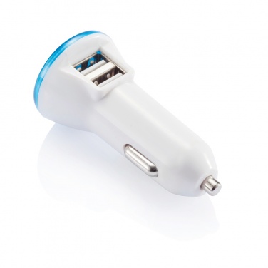 Logo trade promotional merchandise photo of: Powerful dual port car charger