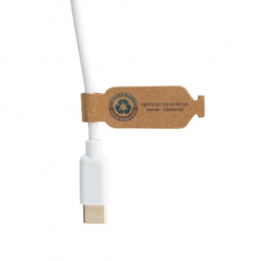 Logo trade corporate gifts picture of: RCS recycled plastic Ontario 6-in-1 round cable