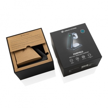 Logo trade corporate gifts image of: Urban Vitamin Fairfield 3 in1 RCS rplastic charger