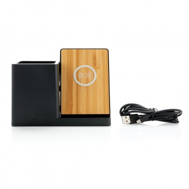 Logo trade promotional item photo of: Ontario RCS recycled plastic 10W wireless charger