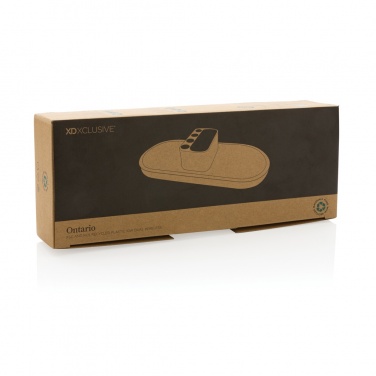 Logotrade promotional giveaway image of: Ontario RCS rplastic 10W dual wireless