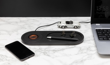 Logo trade promotional products picture of: Encore 10W wireless charging valet tray