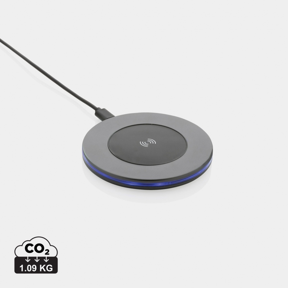 Logotrade advertising product picture of: Terra RCS recycled aluminium 10W wireless charger