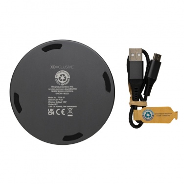 Logotrade promotional giveaways photo of: Terra RCS recycled aluminium 10W wireless charger