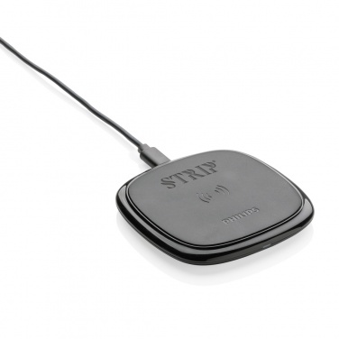 Logo trade advertising products image of: Philips 10W Qi wireless charger