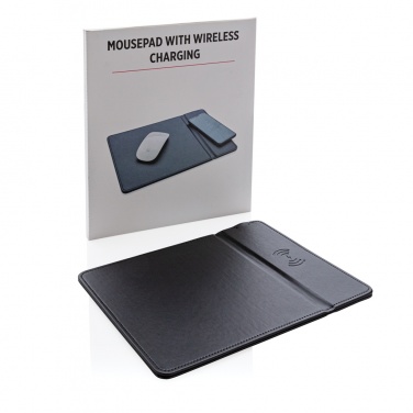 Logo trade advertising products picture of: Mousepad with 5W wireless charging