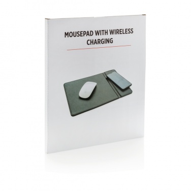 Logotrade promotional merchandise image of: Mousepad with 5W wireless charging
