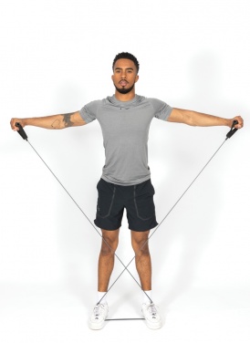 Logotrade promotional product picture of: Fitness heavy resistance tube in pouch