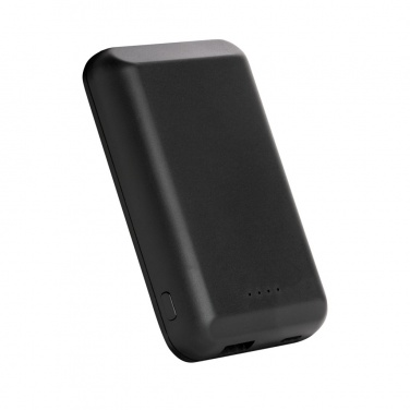 Logo trade advertising products image of: Magnetic 5.000 mAh 5W wireless powerbank