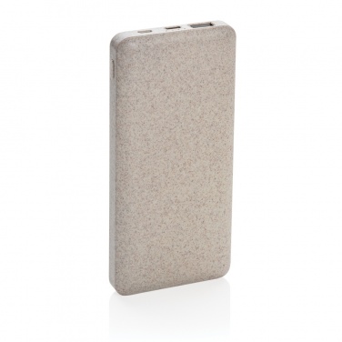 Logotrade promotional items photo of: 10.000 mah wheat straw powerbank