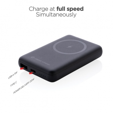 Logo trade corporate gifts image of: Urban Vitamin Los Altos RCS rplastic 5000mah powerbank