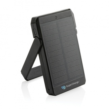 Logotrade promotional products photo of: Skywave RCS rplastic solar powerbank 5000 mAh 10W wireless