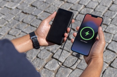 Logotrade promotional gifts photo of: Lockhart RCS recycled plastic 10.000 with integrated cables