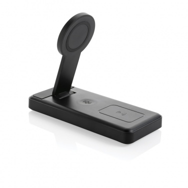 Logo trade corporate gifts picture of: Fenwick RCS recycled plastic 10000mah  3 in 1 fast powerbank