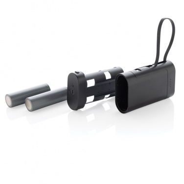 Logo trade promotional giveaways image of: CycleCell 10,000 mah removable battery powerbank