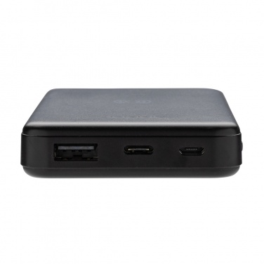 Logo trade promotional giveaways image of: RCS recycled plastic 5.000 mAh 5W wireless powerbank