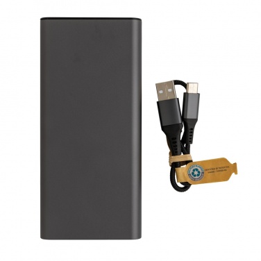 Logo trade promotional items image of: Terra RCS recycled 20W aluminium powerbank 20.000 mAh