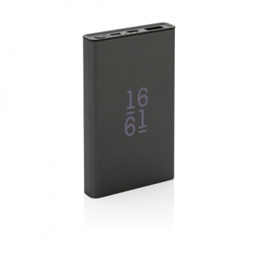 Logo trade promotional products picture of: Terra RCS recycled aluminium powerbank 5.000 mAh