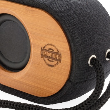 Logo trade business gifts image of: Bamboo X  speaker