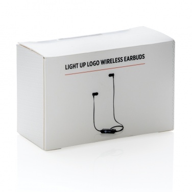 Logotrade promotional giveaways photo of: Light up logo wireless earbuds