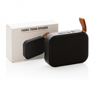Logo trade promotional products image of: Fabric trend speaker