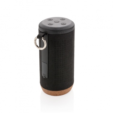 Logo trade business gifts image of: Baia 10W wireless speaker, cork
