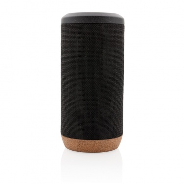 Logo trade business gifts image of: Baia 10W wireless speaker, cork