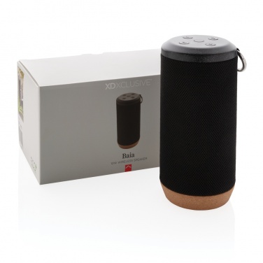 Logotrade promotional product image of: Baia 10W wireless speaker, cork